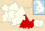 Solihull UK locator map